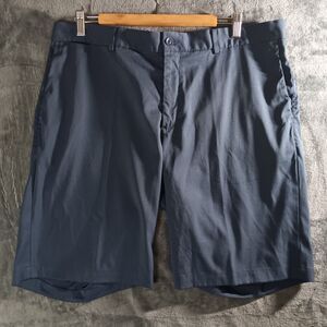 Nike Dri Fit Mens Shorts Size 38 Navy Blue Performance Casual Outodoor Stretch